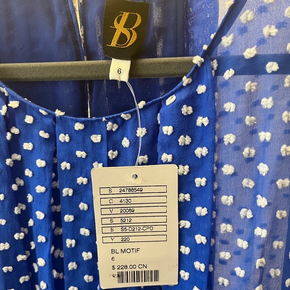 NWT Sachin + Babi Polka Dot Swing Dress - Picture 4 of 5